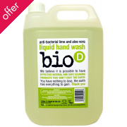 Bio D Anti Bacterial Lime & Aloe Vera Hand Wash - 5L